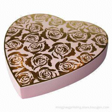 Chocolate Box with Gold Foil